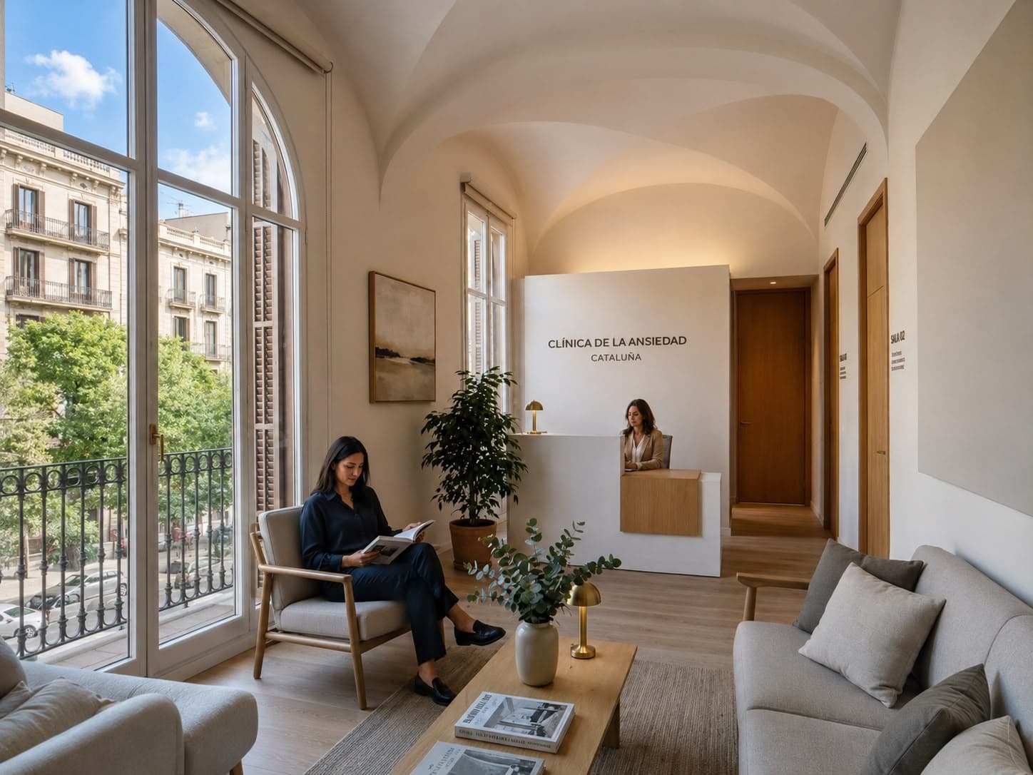 Interior de la clínica